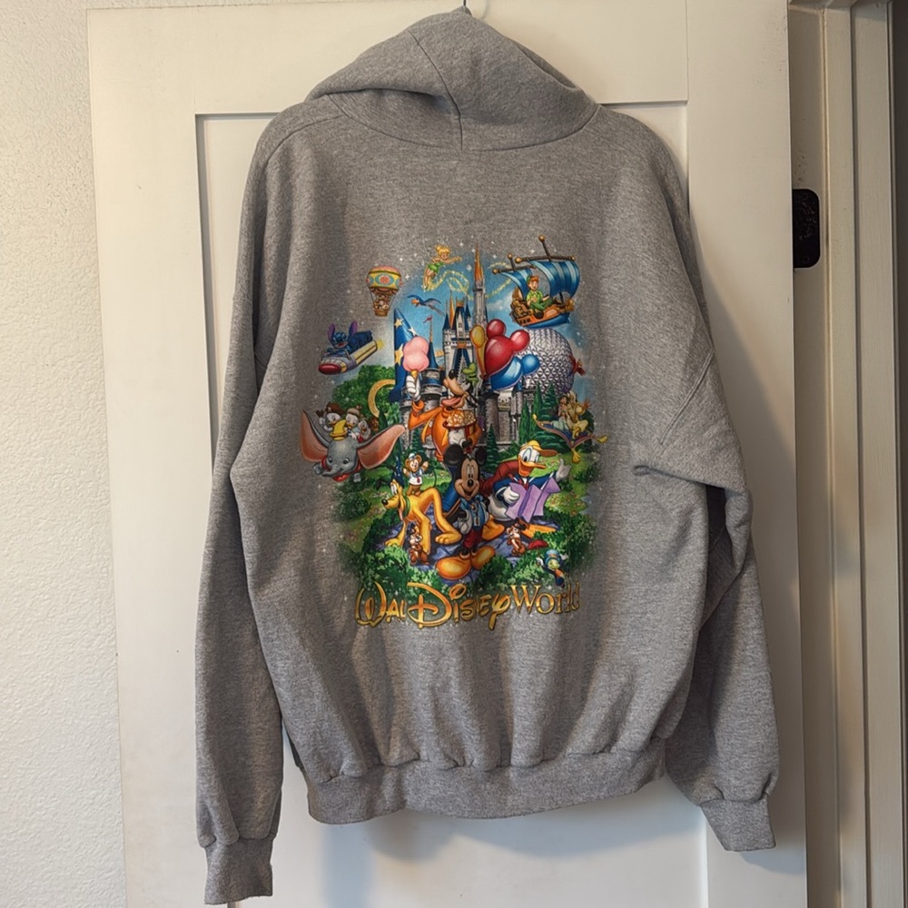 WDW Grey Zip-Up - Picture 3 of 4